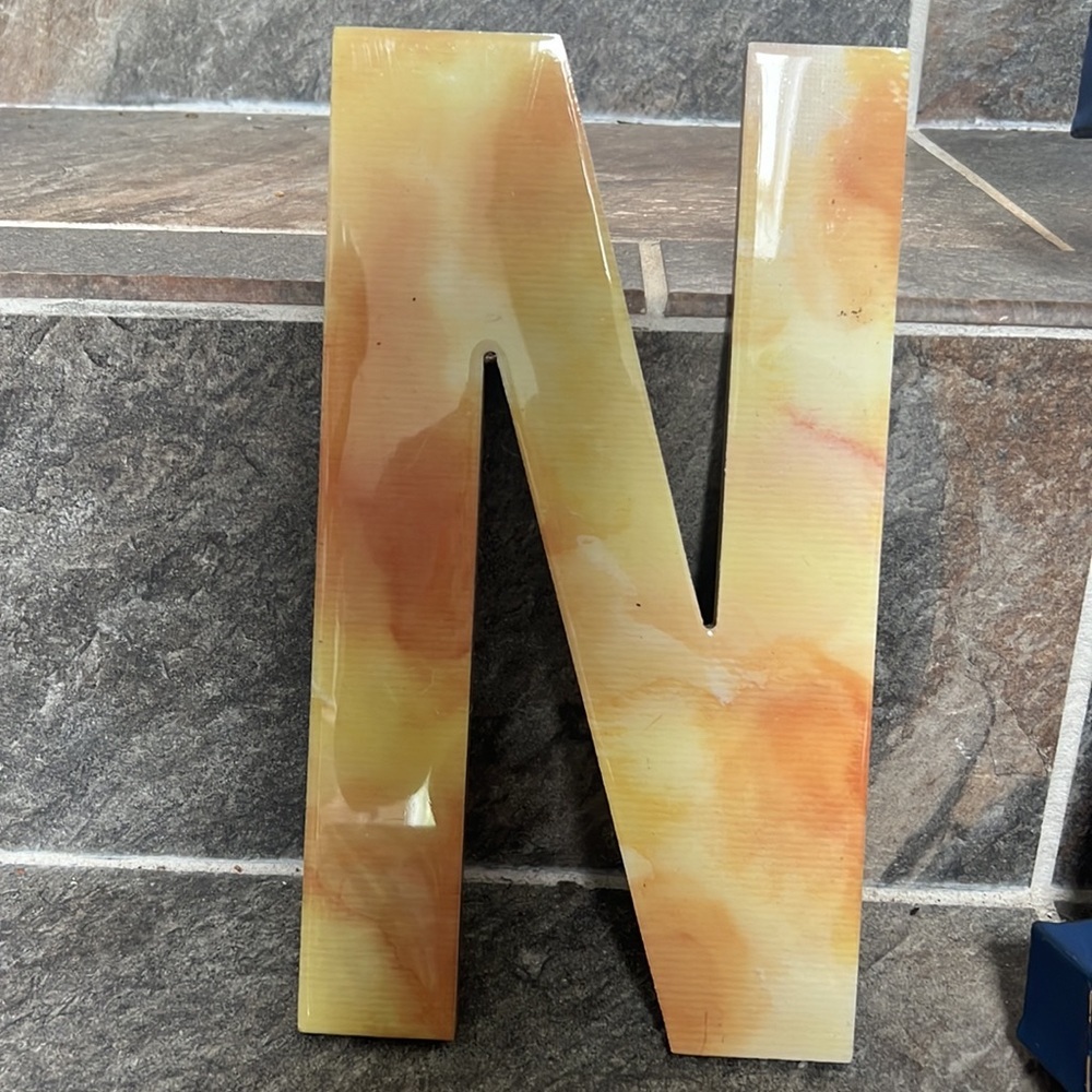 Decorative block letters! 6 left!. $5 each!! Brand new! - Picture 4 of 7